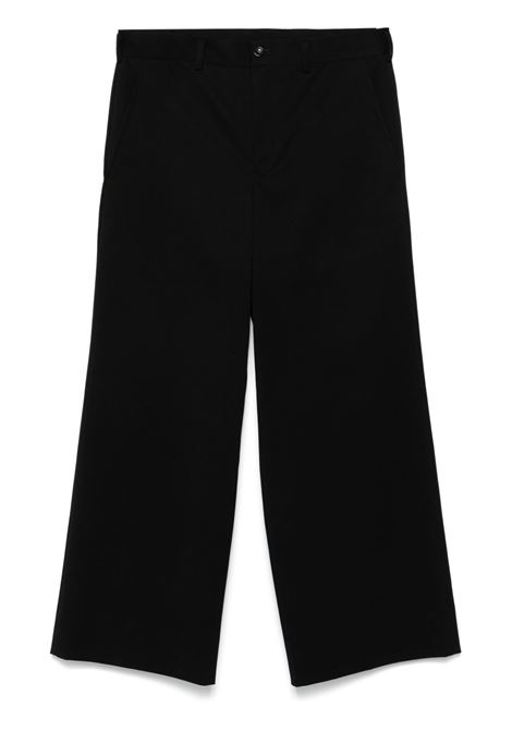 Pantaloni in twill nero Comme Des Garçons - donna COMME DES GARCONS BLACK | 1OP0040521